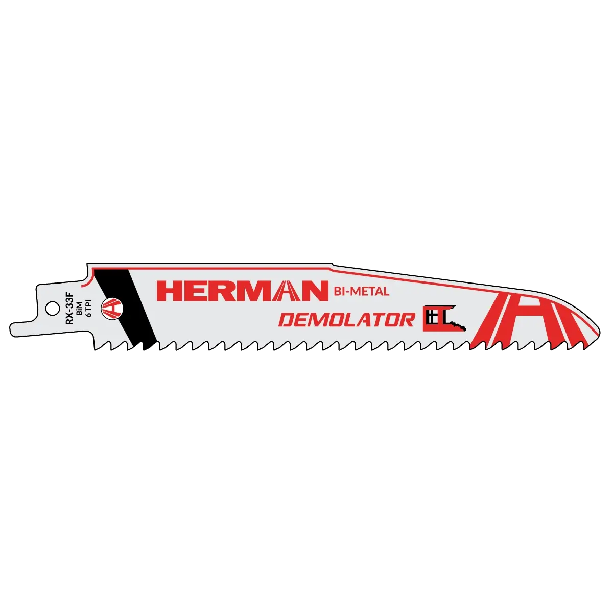 Fűrészlap szablyafűrészhez HERMAN RX-33F Demolator Durva masszív fogak